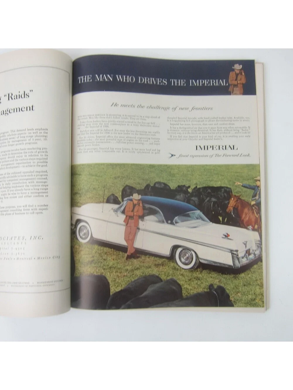 Vintage FORTUNE Magazine April 1956 Buick Lincoln Oldsmobile Chrysler Ford Ads